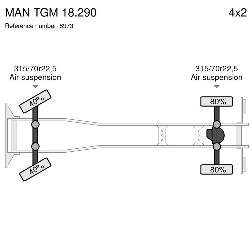 MAN TGM 18.290 Caminhões de caixa fechada