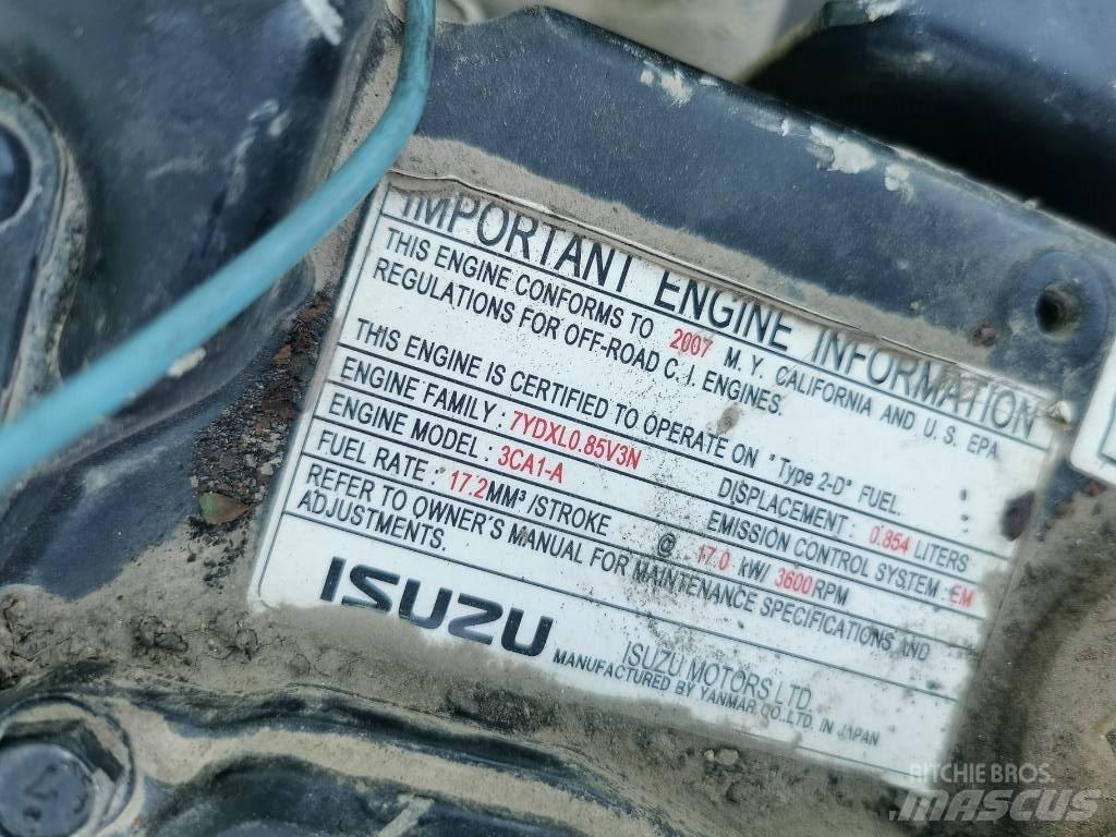Isuzu 3CA1-AZP01 Motores