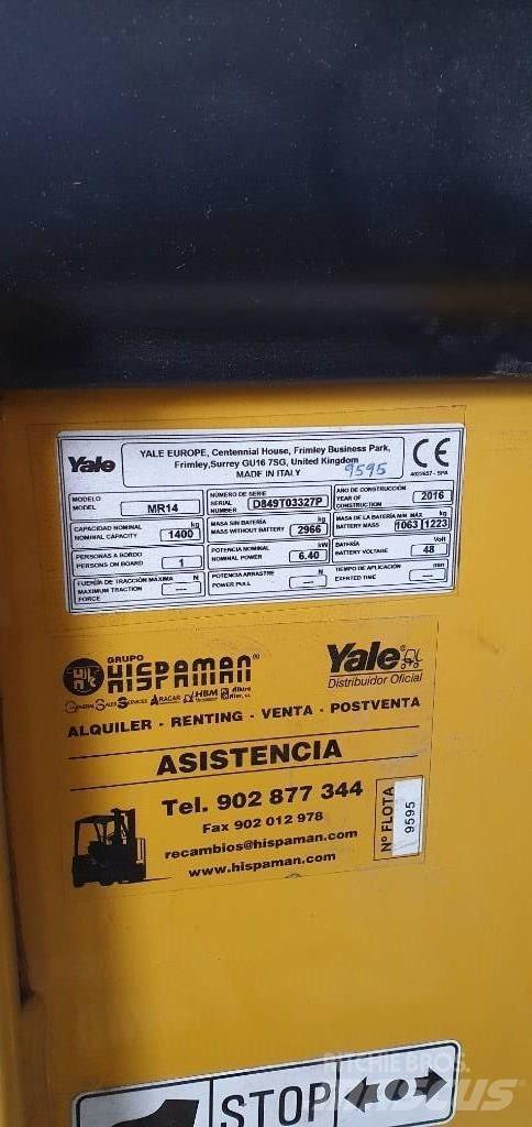 Yale MR14 Empilhadores Elevadores