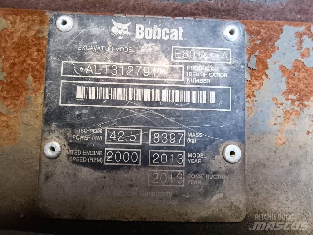 Bobcat E 80 EA Escavadoras Midi 7t - 12t