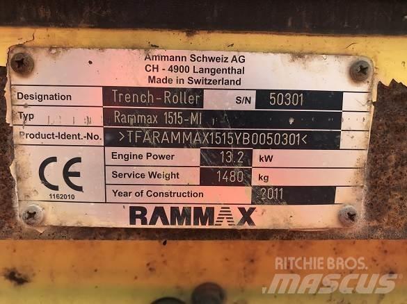 Rammax 1515 MI Cilindros Compactadores tandem