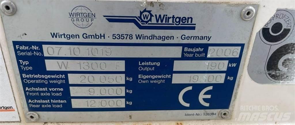 Wirtgen W 1300 F Moinhos de asfalto a frio