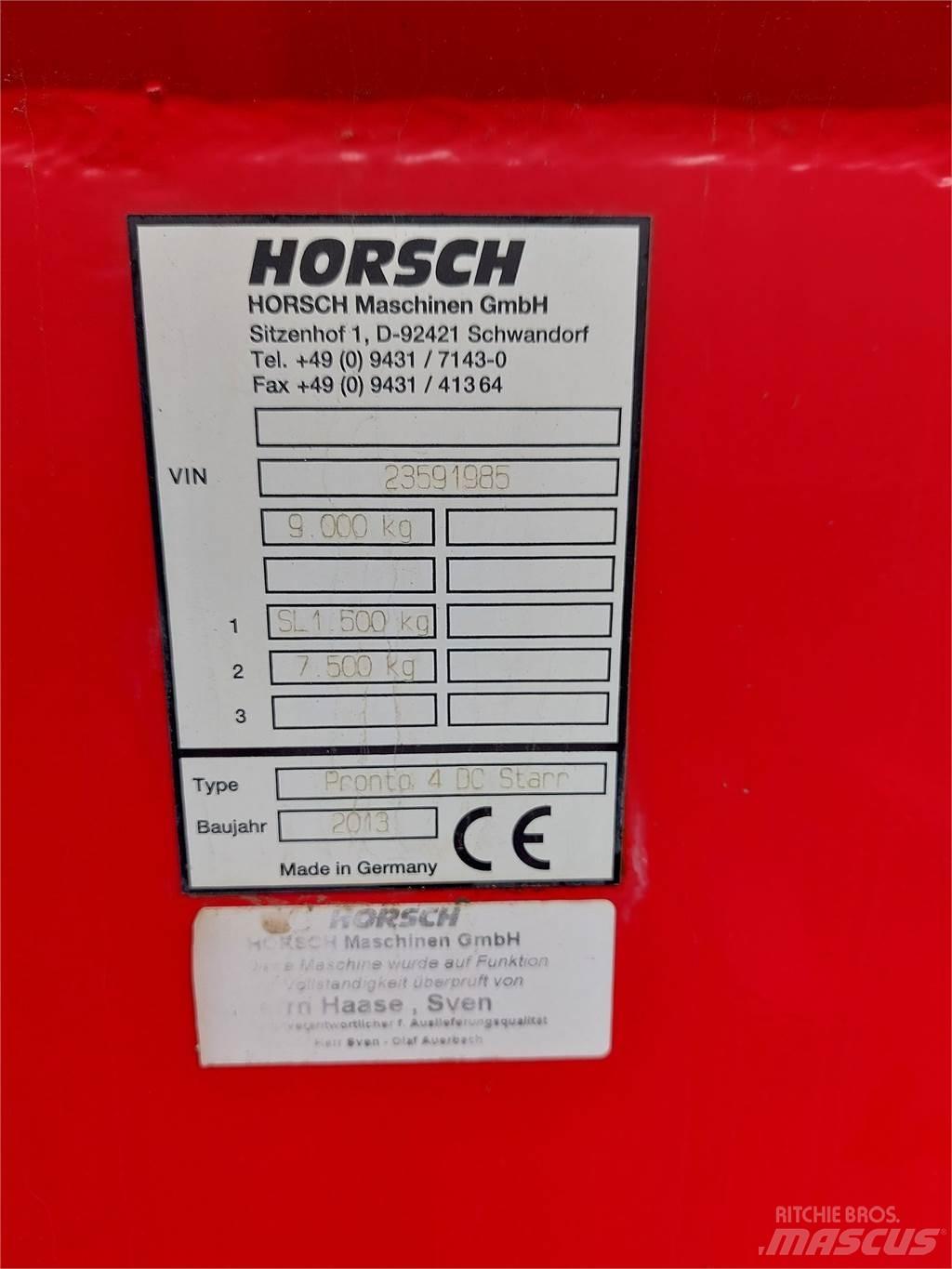 Horsch Pronto 4DC Outras máquinas de lavoura e acessórios
