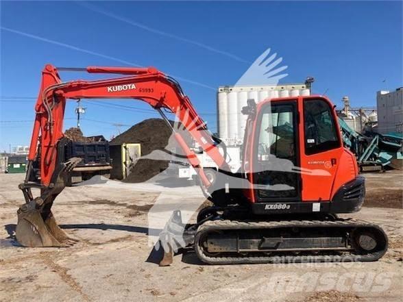 Kubota KX080-3 Escavadeiras de esteiras