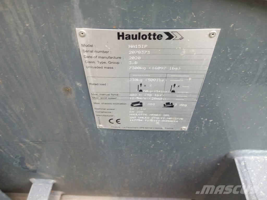 Haulotte HA 15 IP Elevadores braços articulados