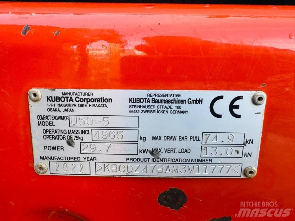 Kubota U50-5 Miniescavadeiras