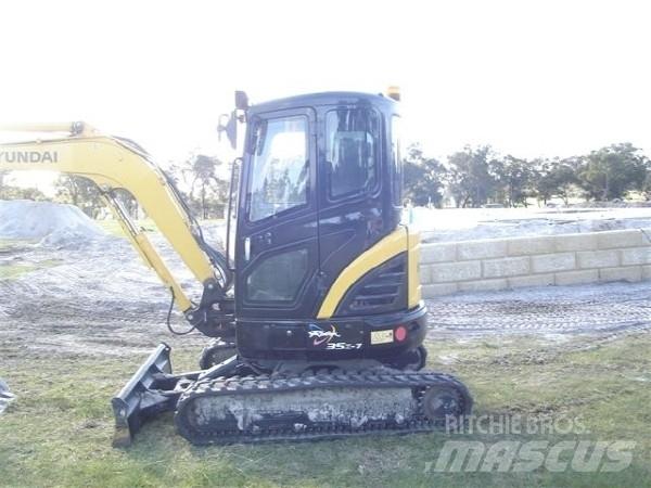 Hyundai R35Z-7 Miniescavadeiras