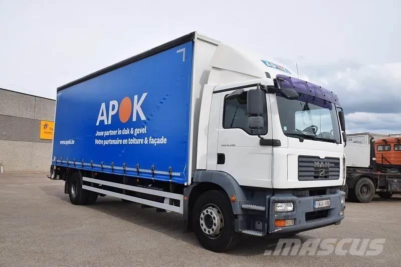 MAN TGM 18.280 Camiões caixa cortinas laterais