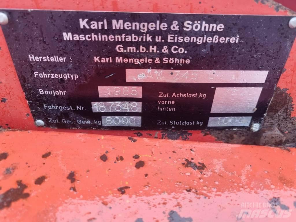 Mengele AW 345 c Atrelados auto-carregadores