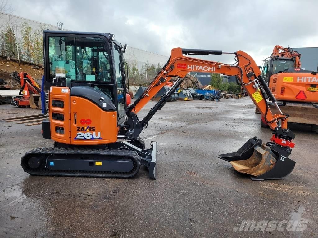 Hitachi ZX 26 U-6 Miniescavadeiras
