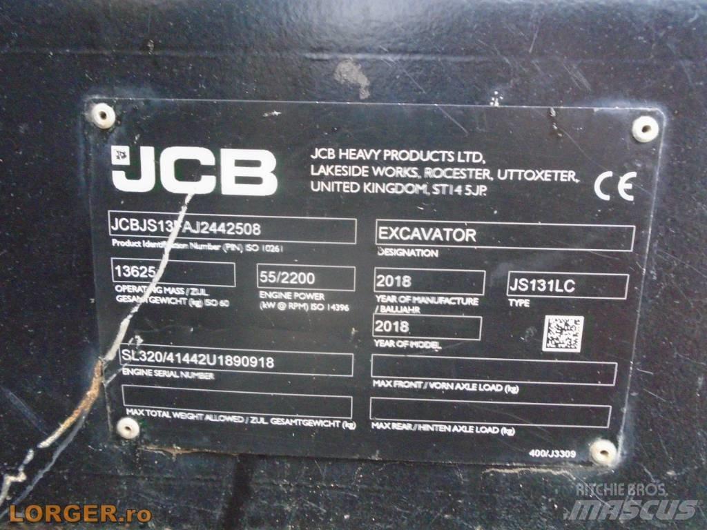 JCB JS 131 LC Escavadeiras de esteiras