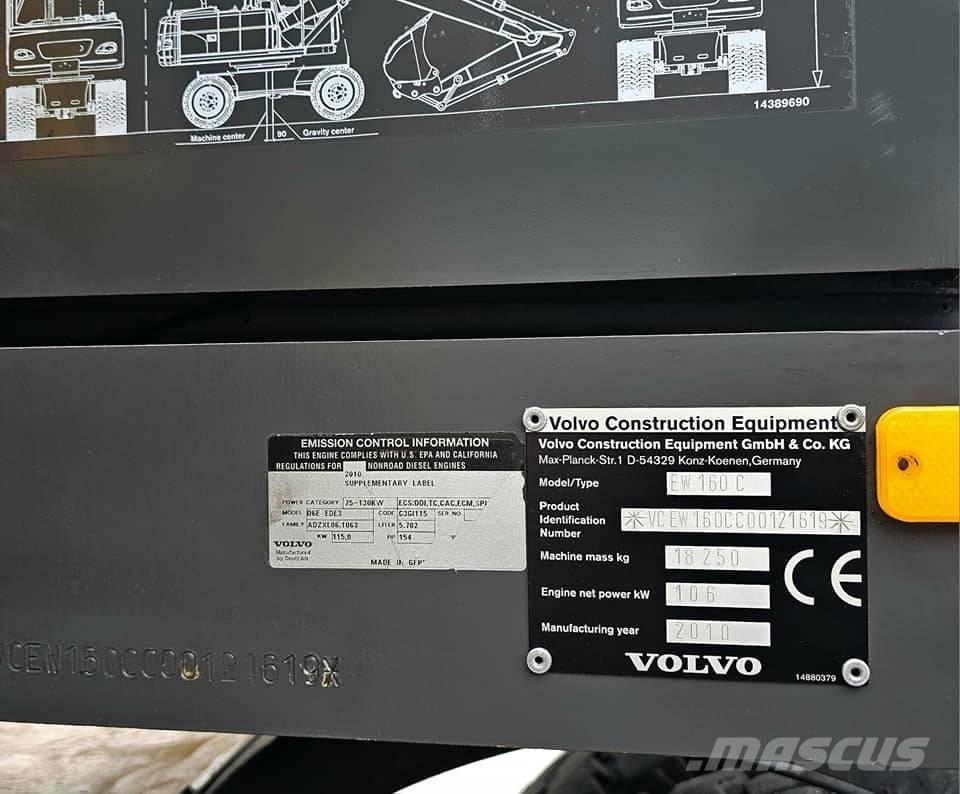 Volvo EW 160 C Escavadoras de rodas