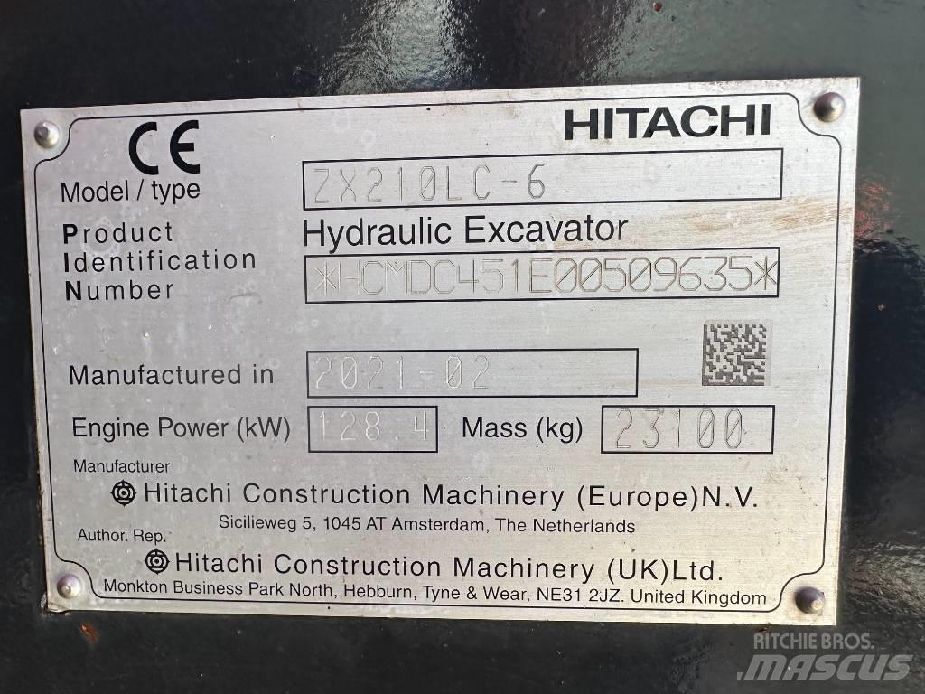 Hitachi ZX 210 LC-6 Escavadeiras de esteiras