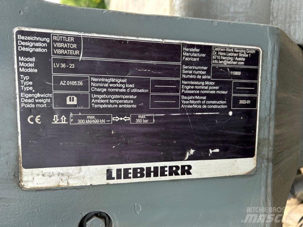 Liebherr LV36 Bate-estacas vibratório