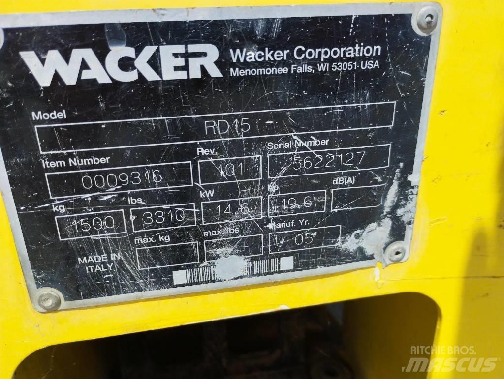Wacker Neuson RD 15 Cilindros Compactadores tandem