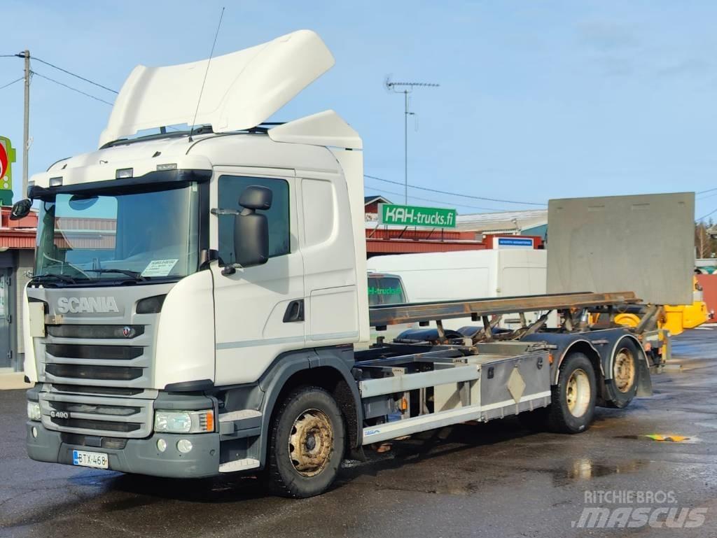Scania G 490 Camiões porta-contentores