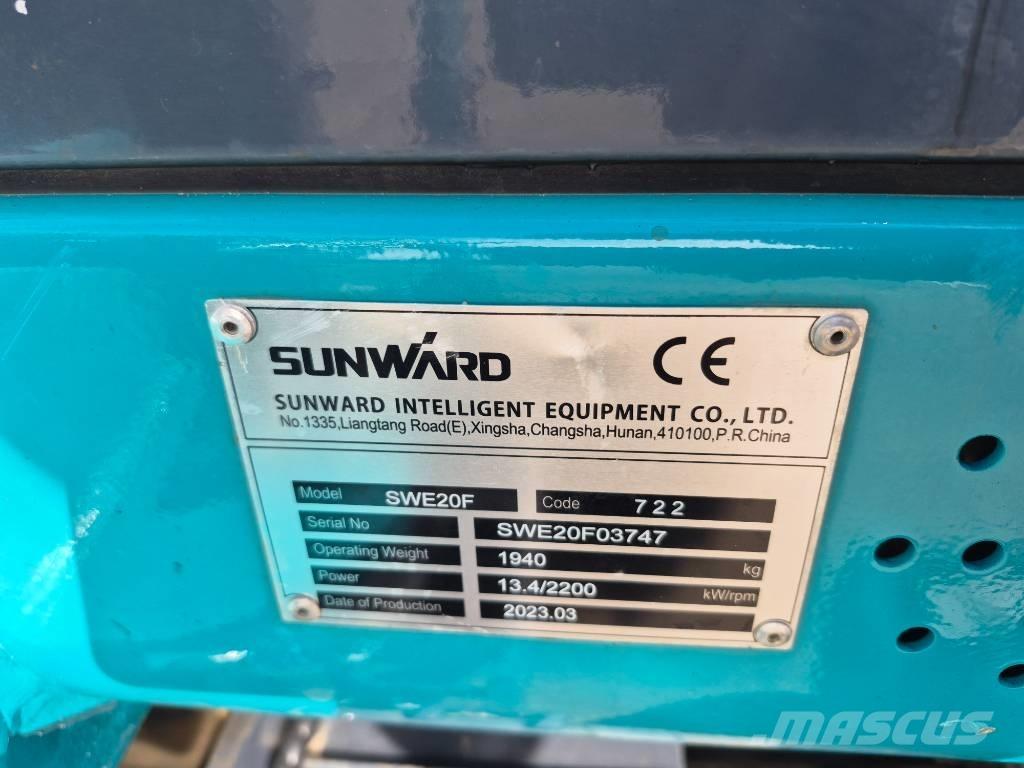 Sunward SWE 20 F Miniescavadeiras
