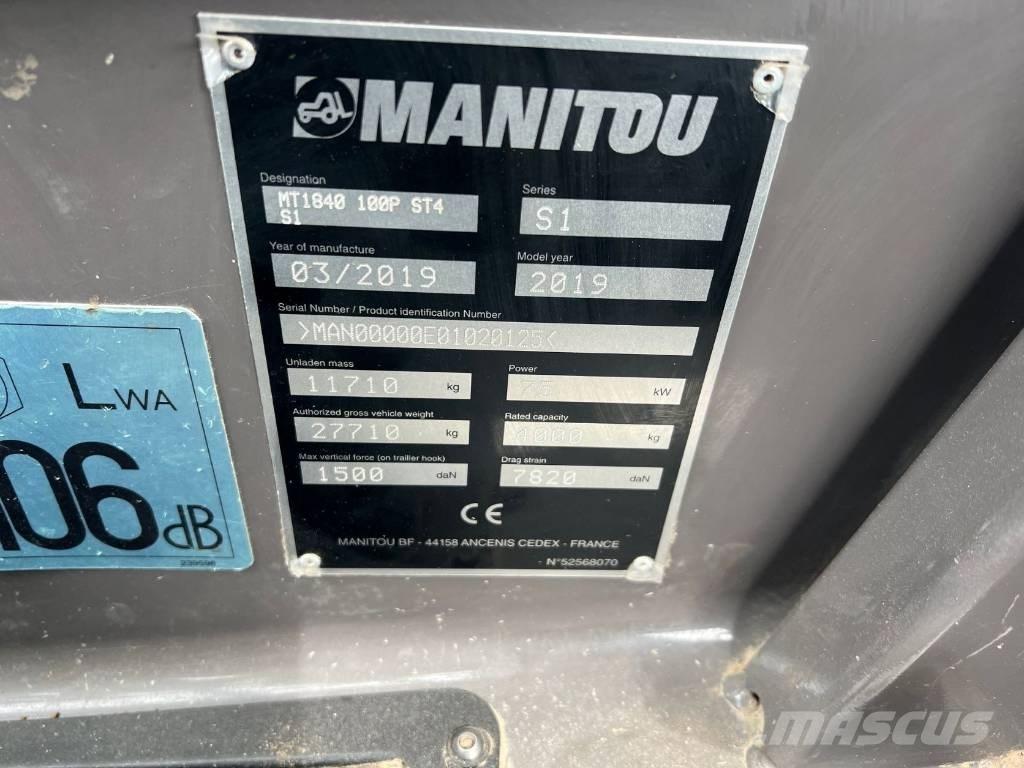 Manitou MT 1840 Manipulador telescópico