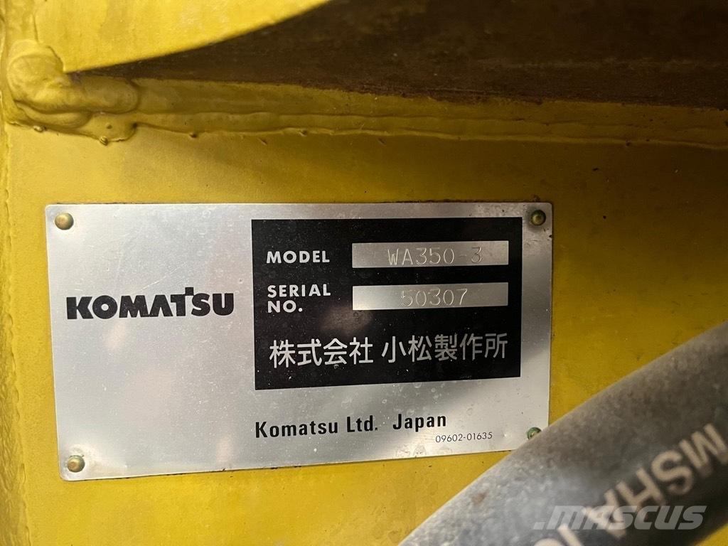 Komatsu WA 350-3 Carregadeiras de rodas