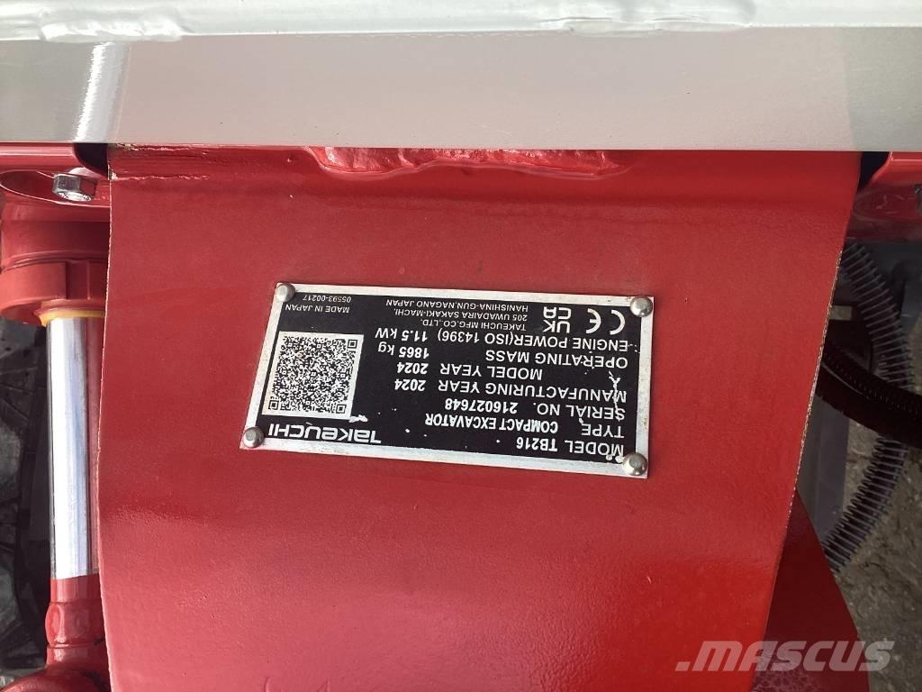 Takeuchi TB 216 Miniescavadeiras