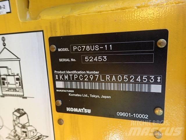 Komatsu PC78US-11 Escavadeiras de esteiras