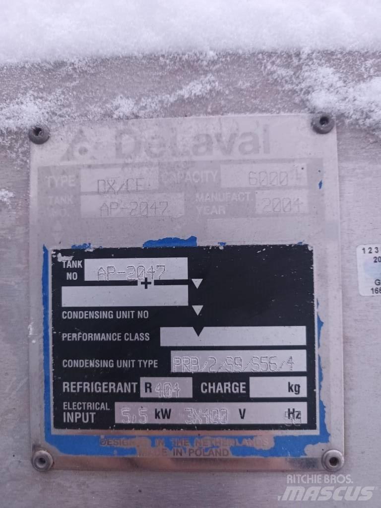 Delaval DX-CE Equipamento de armazenamento de leite