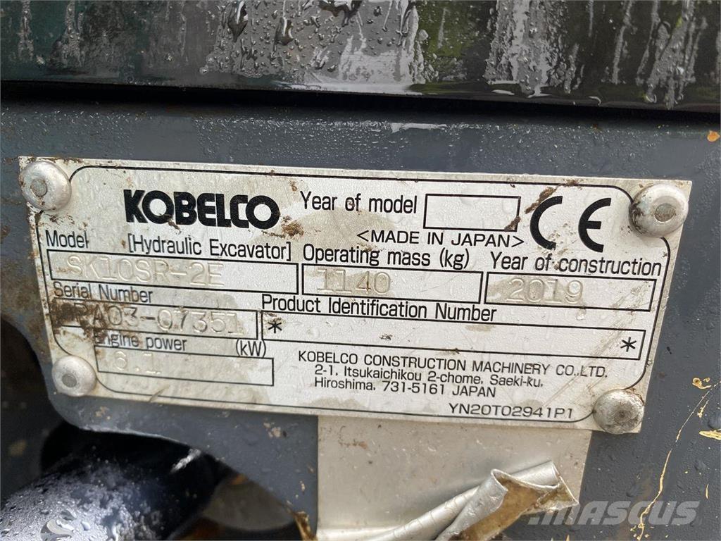 Kobelco SK10SR-2 Escavadoras de rodas