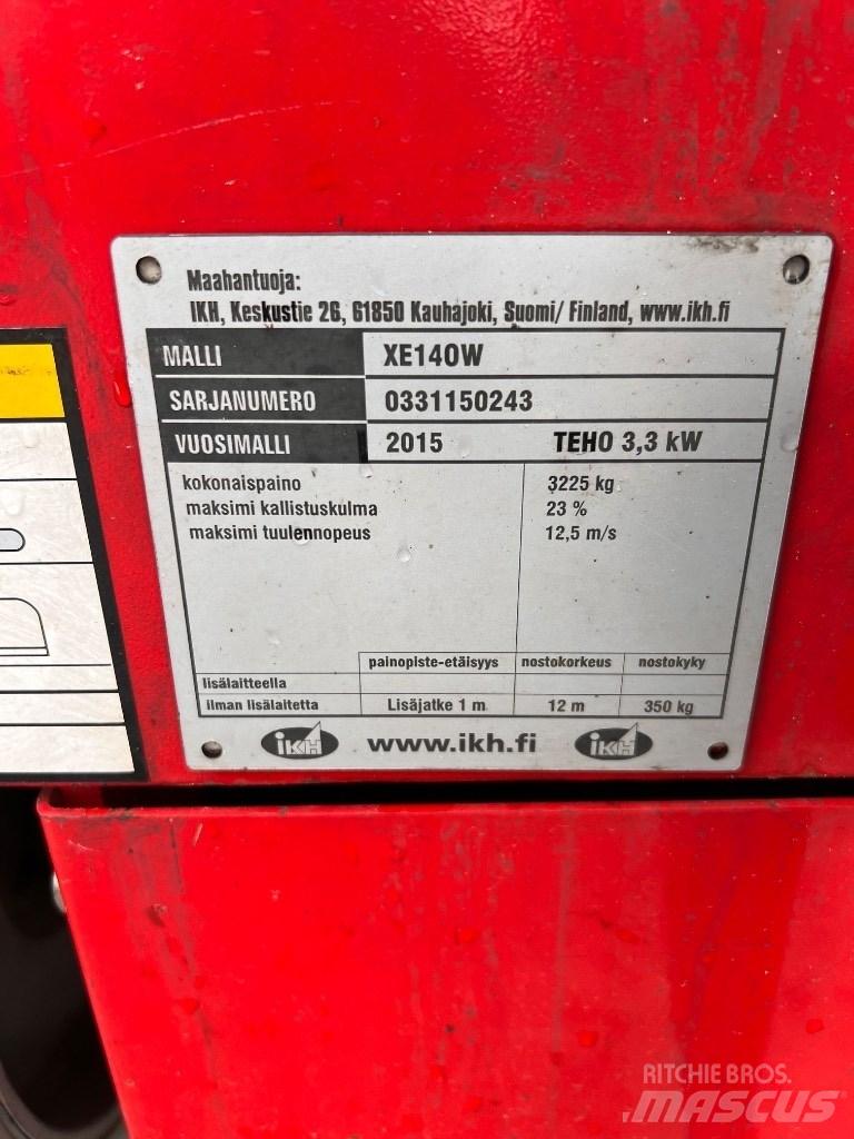 Mantall XE140W Elevadores de tesoura