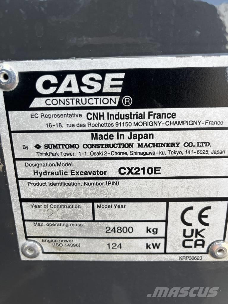 CASE CX 210 E Escavadeiras de esteiras