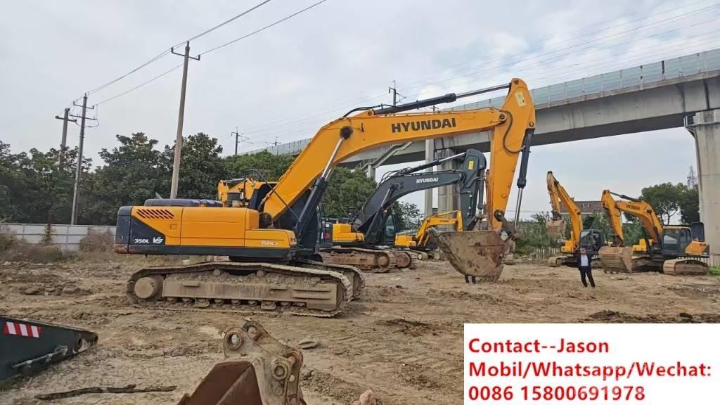 Hyundai Robex 350vs Escavadeiras de esteiras