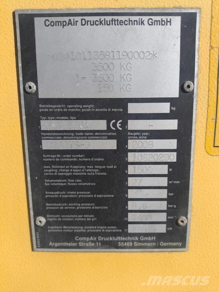 Compair DLT2701 Compressores