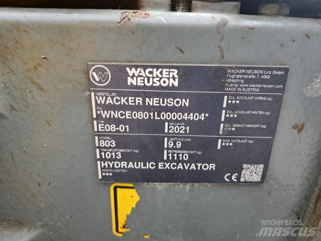 Wacker Neuson 803 Escavadeiras de esteiras