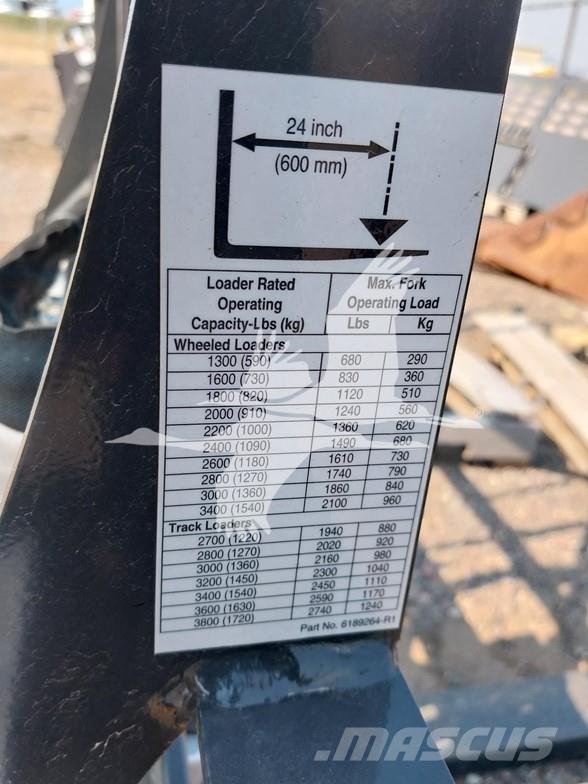 CASE 55A-FFB Forquilhas