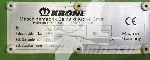 Krone BP12130 Enfardadeira de fardos quadrados