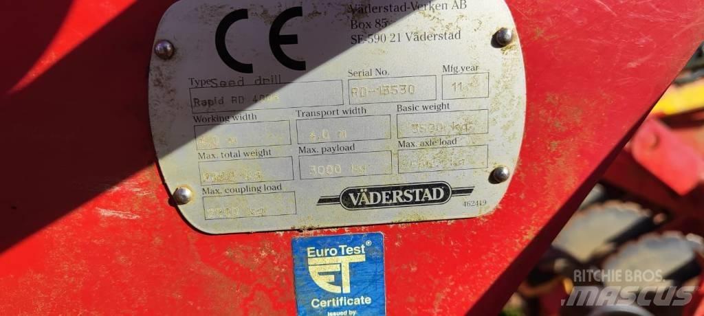 Väderstad Rapid400S Perfuradoras combinadas