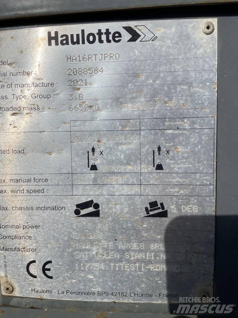 Haulotte HA16RTJ PRO Plataformas de braço compactas auto-propulsão