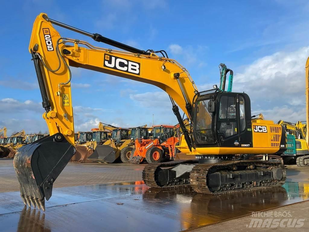 JCB 205 Escavadeiras de esteiras