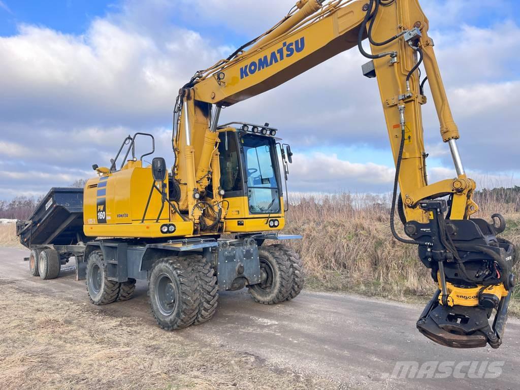 Komatsu PW 160 Escavadoras de rodas