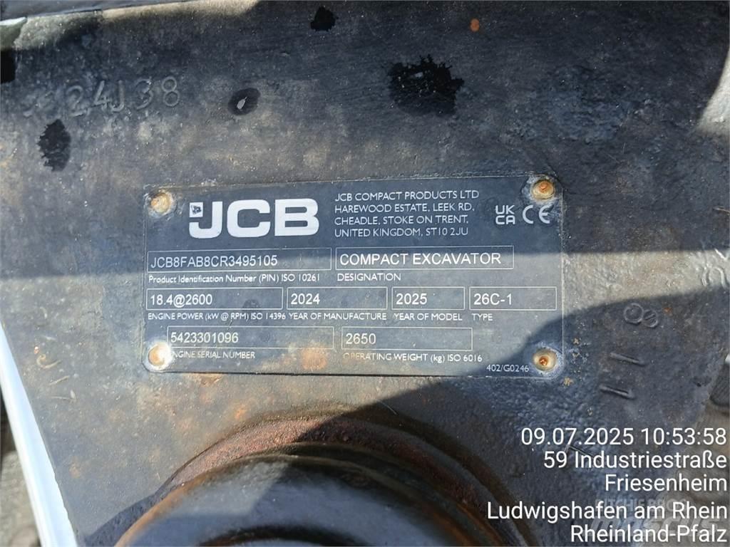 JCB 26C-1 Miniescavadeiras