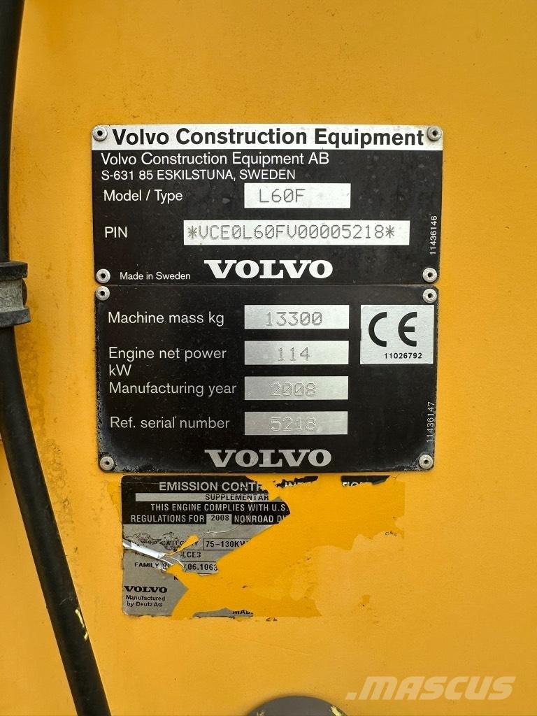 Volvo L60F Carregadeiras de rodas