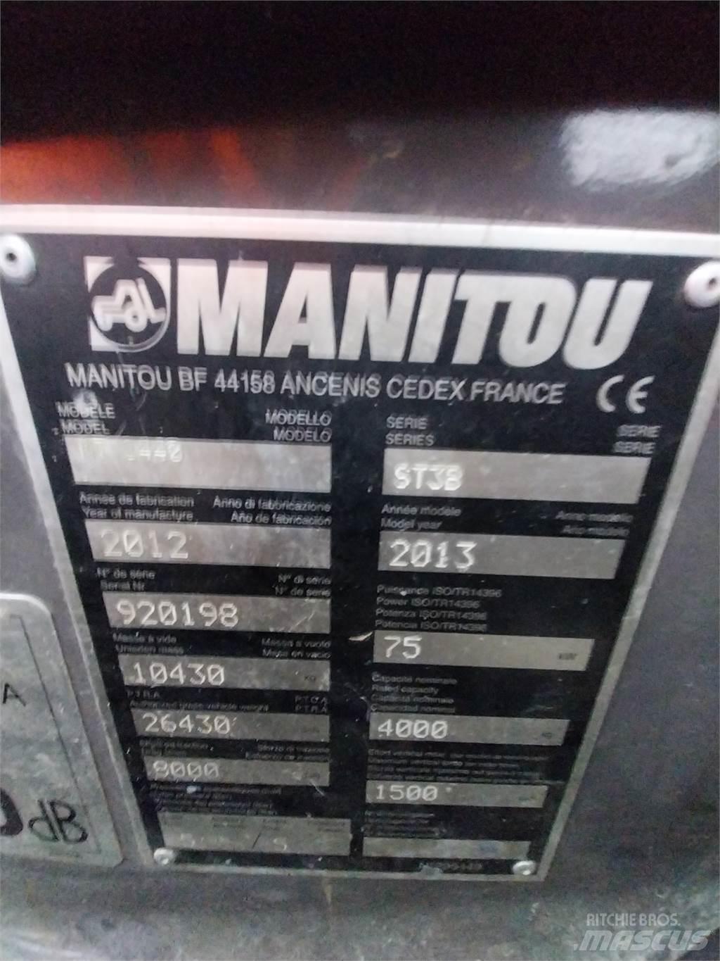 Manitou MT1440 Manipulador telescópico