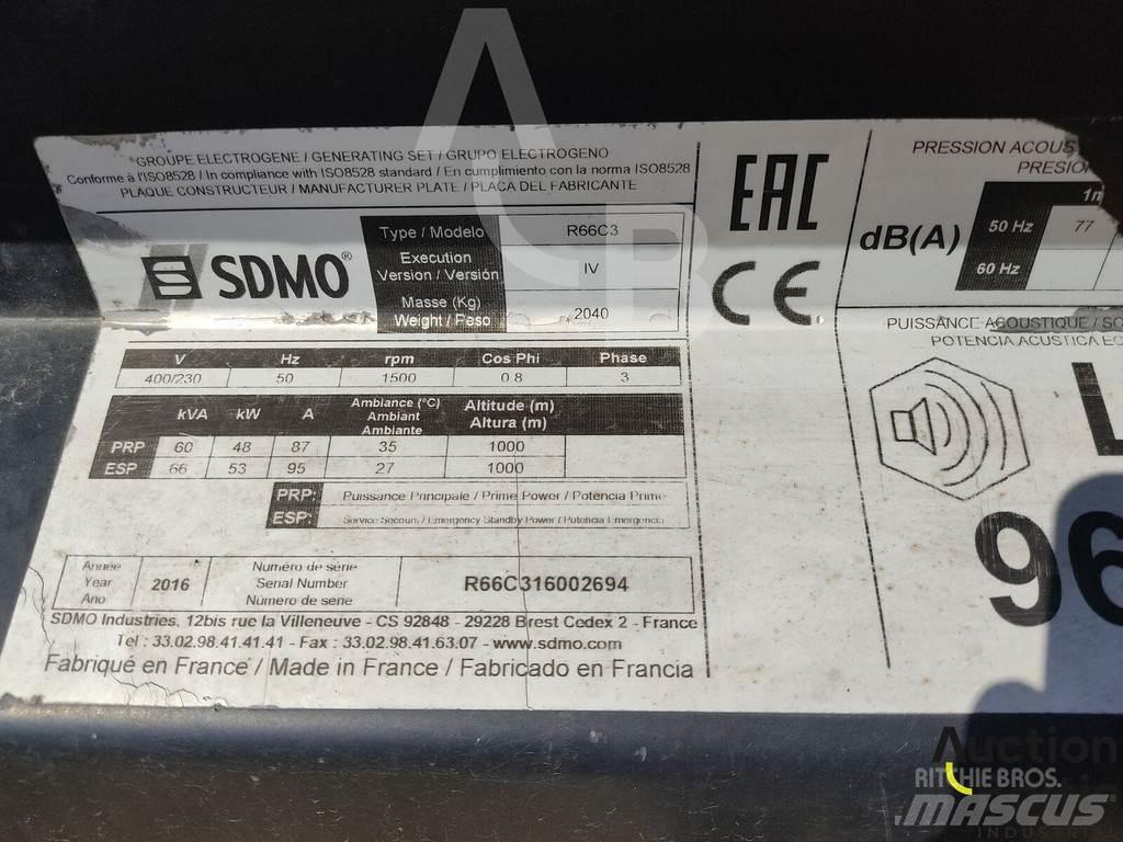Sdmo R66C3 Geradores Diesel