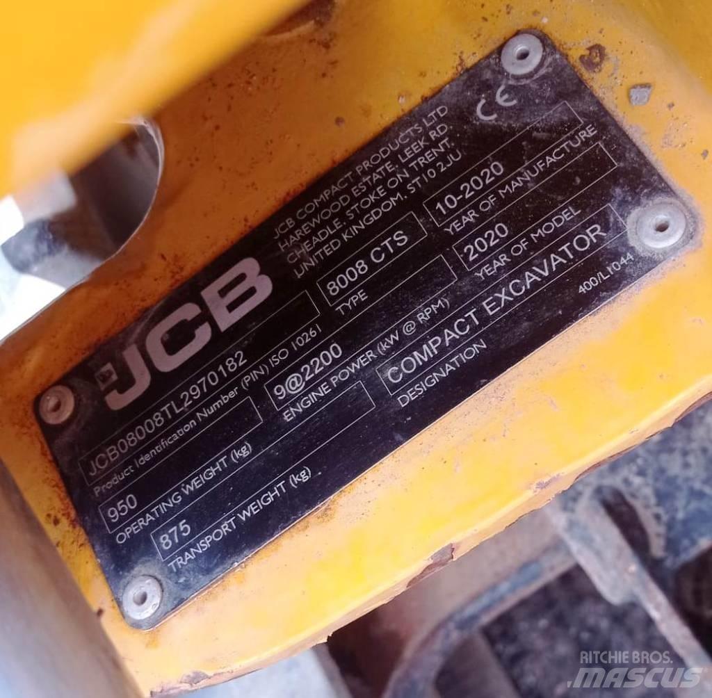 JCB 8008 CTS Miniescavadeiras
