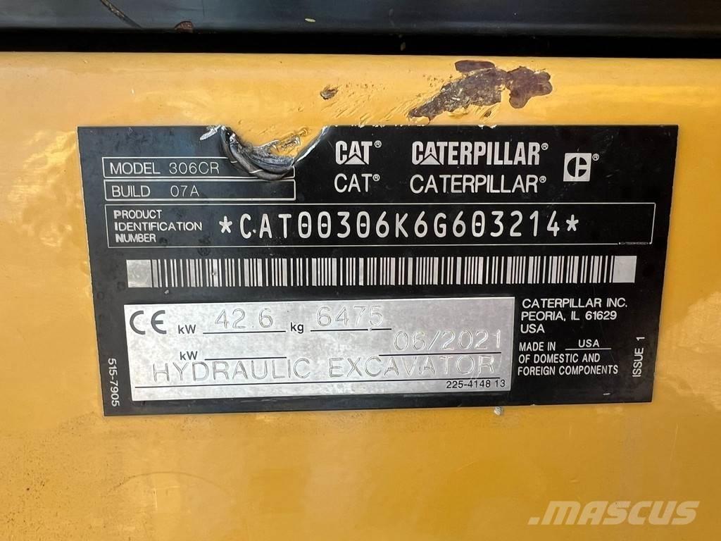 CAT 306CR Miniescavadeiras