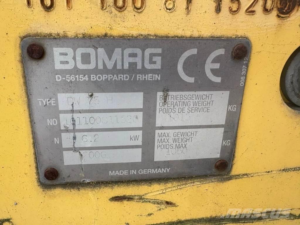Bomag BW75H Cilindros Compactadores - Outros