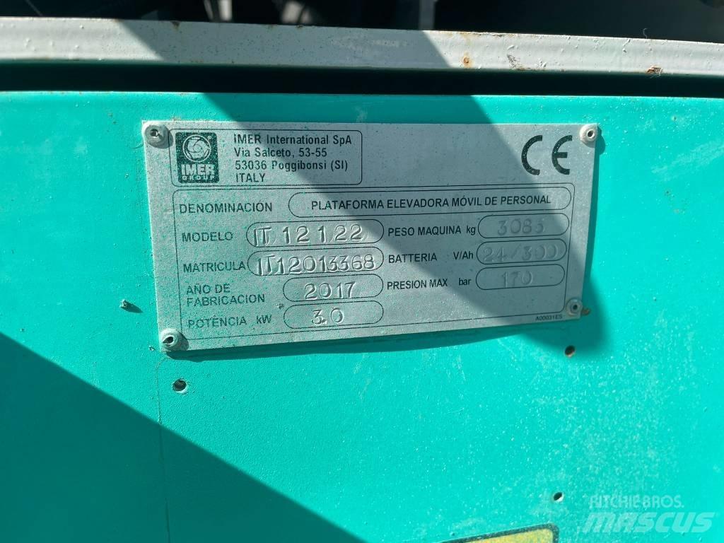  IMER/ITECO IM12122 Elevadores de tesoura