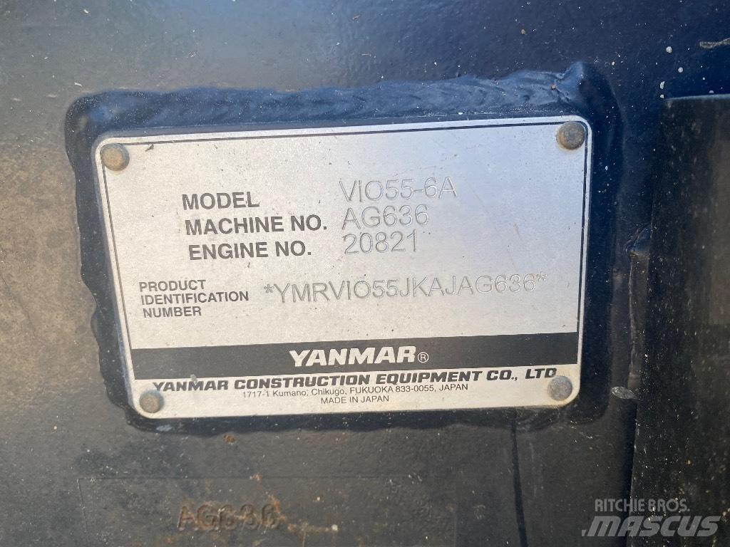 Yanmar Vio 55-6 A Miniescavadeiras