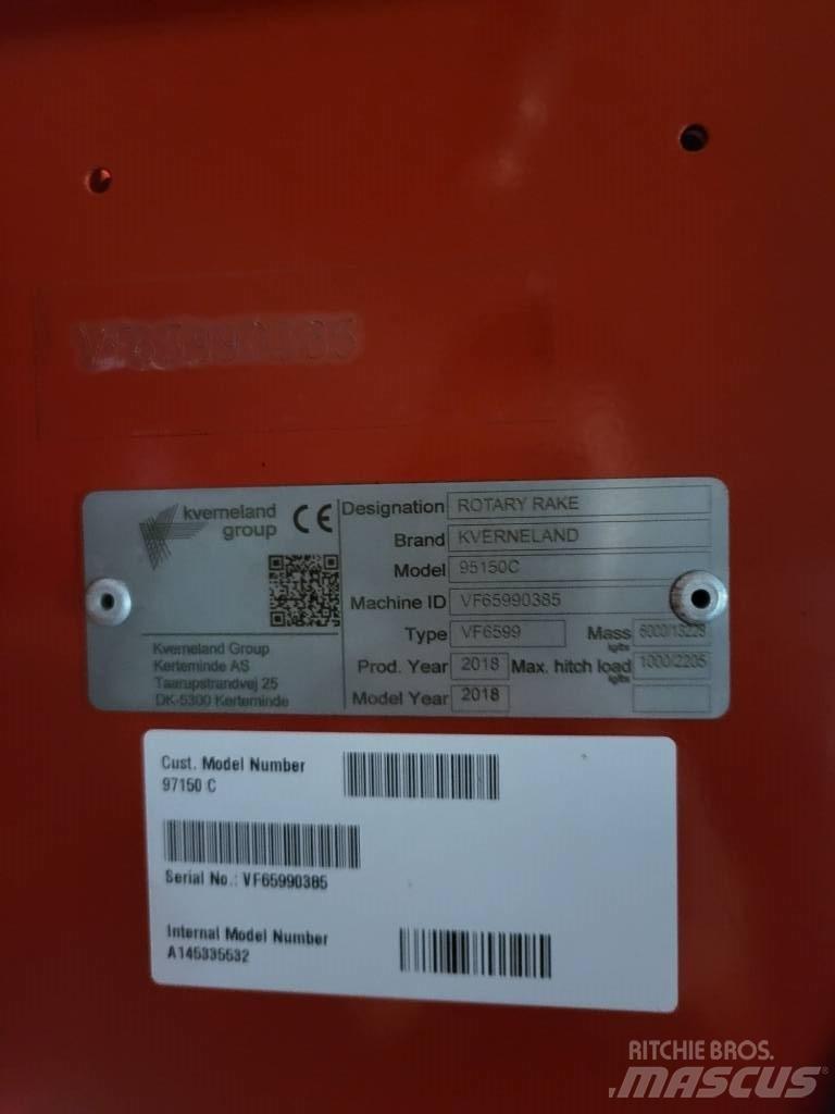 Kverneland 97150C Gadanheiras-fileiras