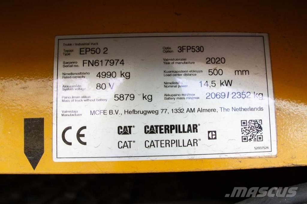 CAT EP 50 Empilhadores eléctricos