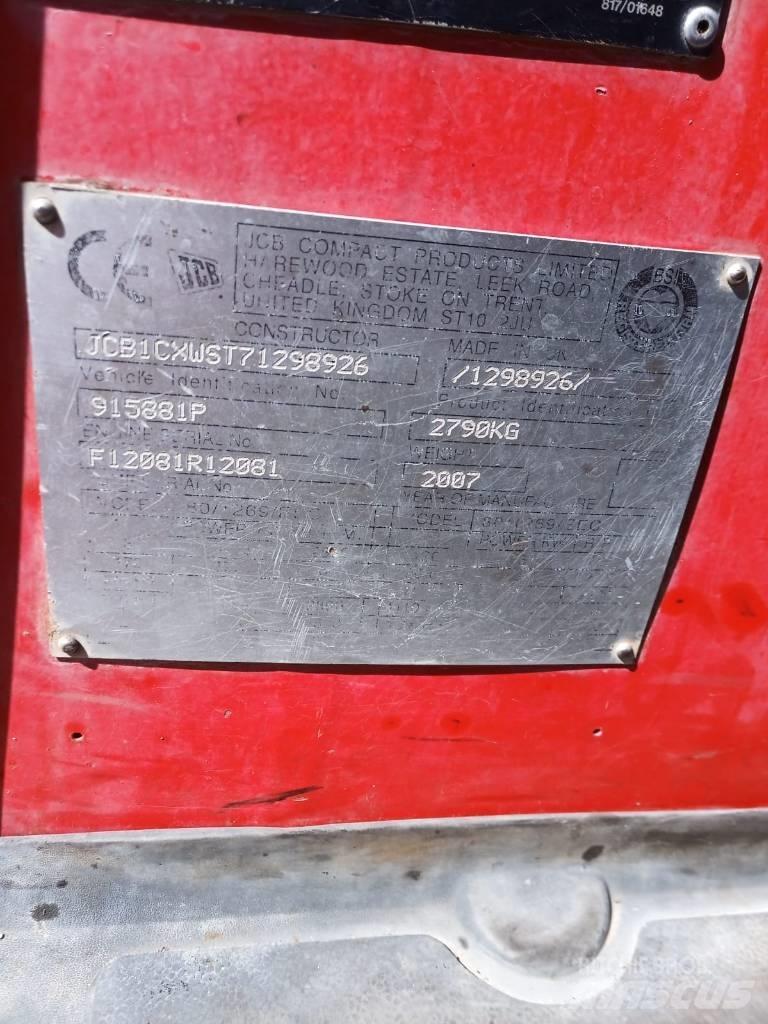 JCB 1 CX Retroescavadeiras